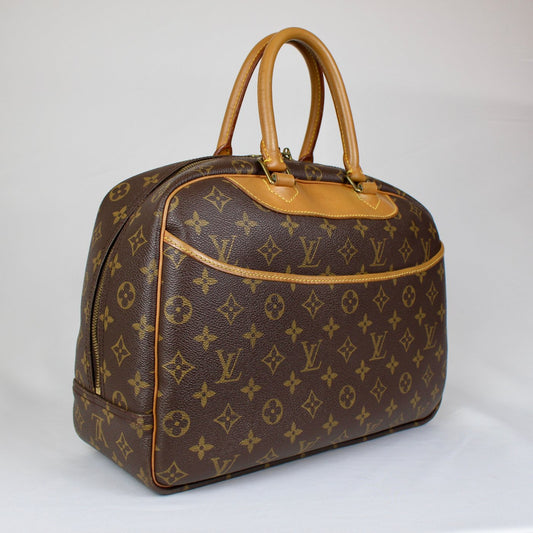 Louis Vuitton Monogram Canvas Deauville Travel Hand Bag
