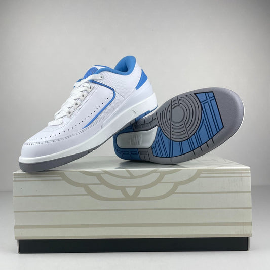 Nike Air Jordan 2 Retro Low White/University Blue-Cement Gray DV9956-104