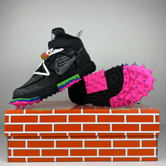 Nike Air Force 1 Mid Off-White Black DO6290-001