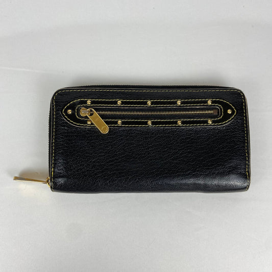 Louis Vuitton Suhali Leather Zippy Wallet Black