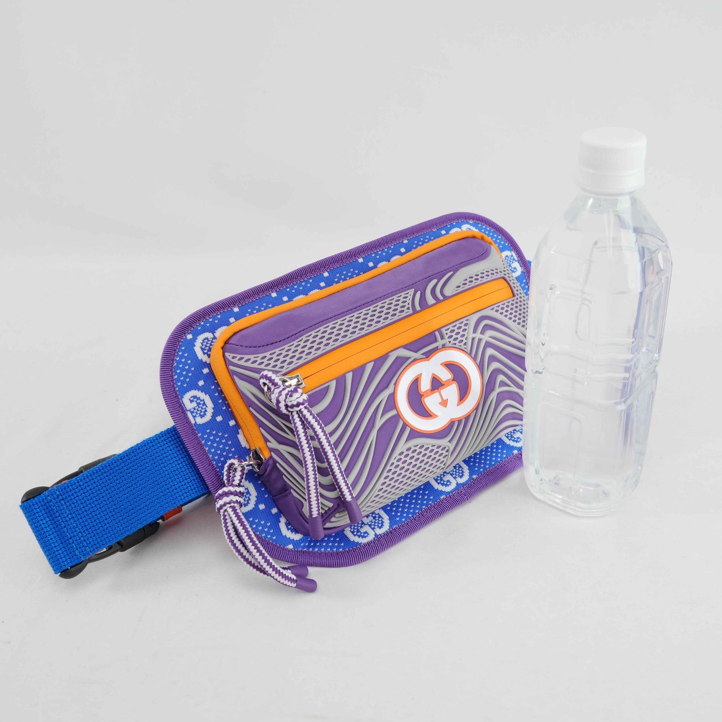 Gucci GG Multicolor Geometric Rubber Belt Bag – Purple/Orange/Blue
