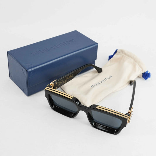 Authentic Louis Vuitton Millionaire Sunglasses – Black & Gold