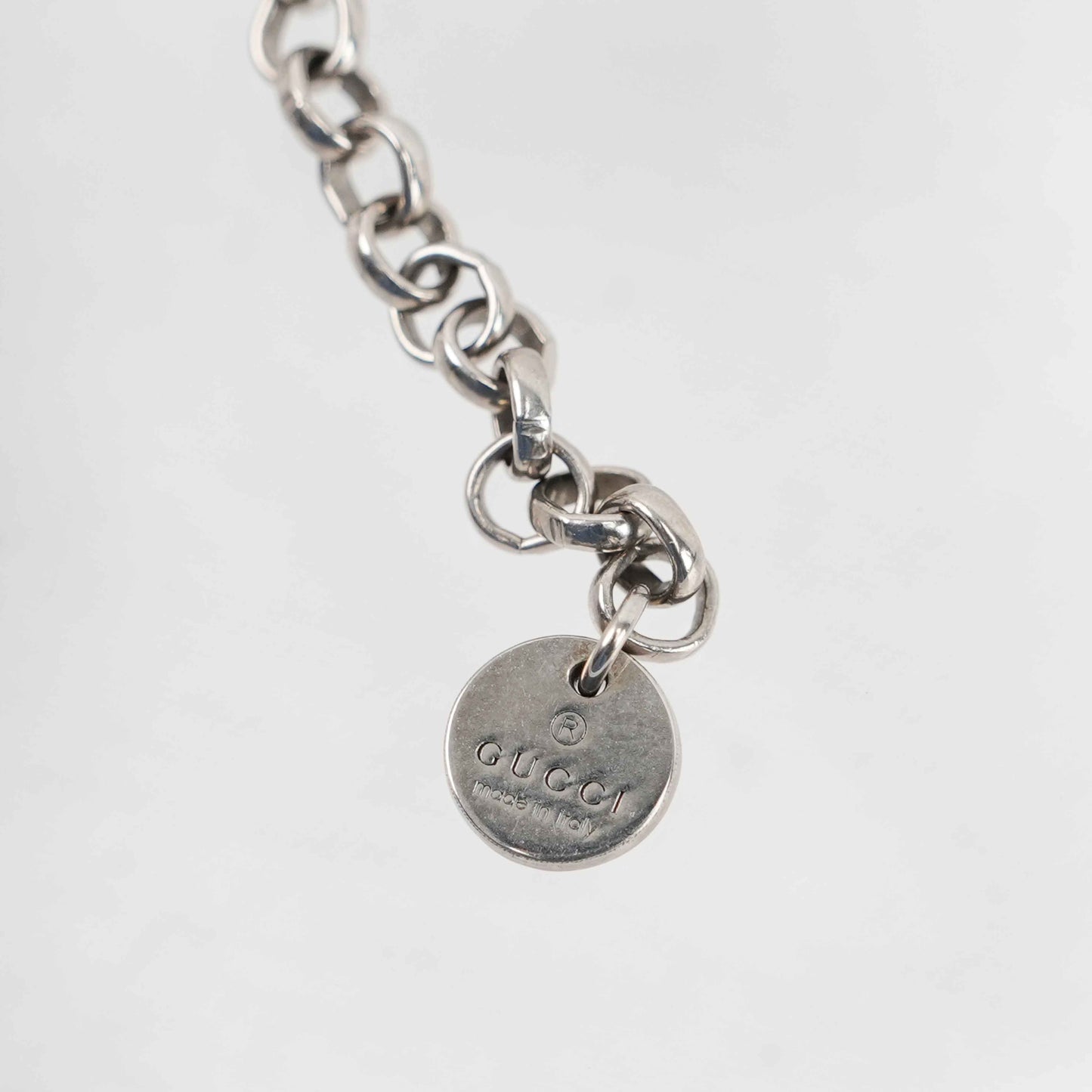 Gucci - "Blind for Love" Heart Pendant Necklace - Sterling Silver