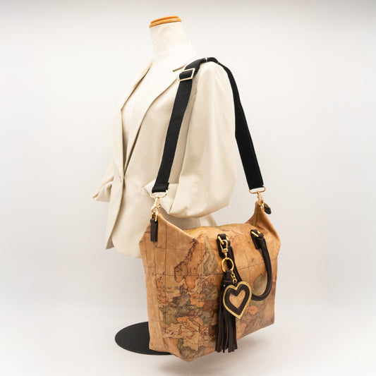 Alviero Martini 1A Classe Map Print PVC Tote Bag