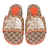 Authentic GUCCI x THE NORTH FACE GG CANVAS SLIDES SIZE: 9