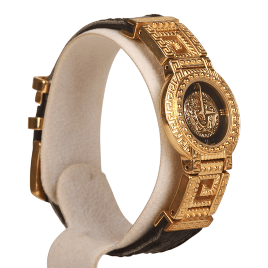 Vintage ladies Gianni Versace medusa Gold plated quartz watch