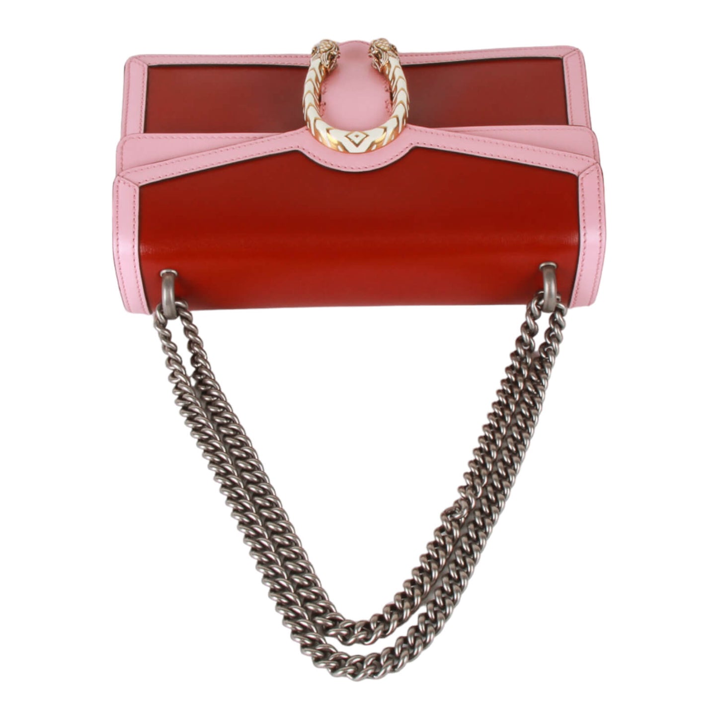 Authentic Gucci Azalea Calfskin Dionysus Cherry Red, Rose off white Shoulder Bag