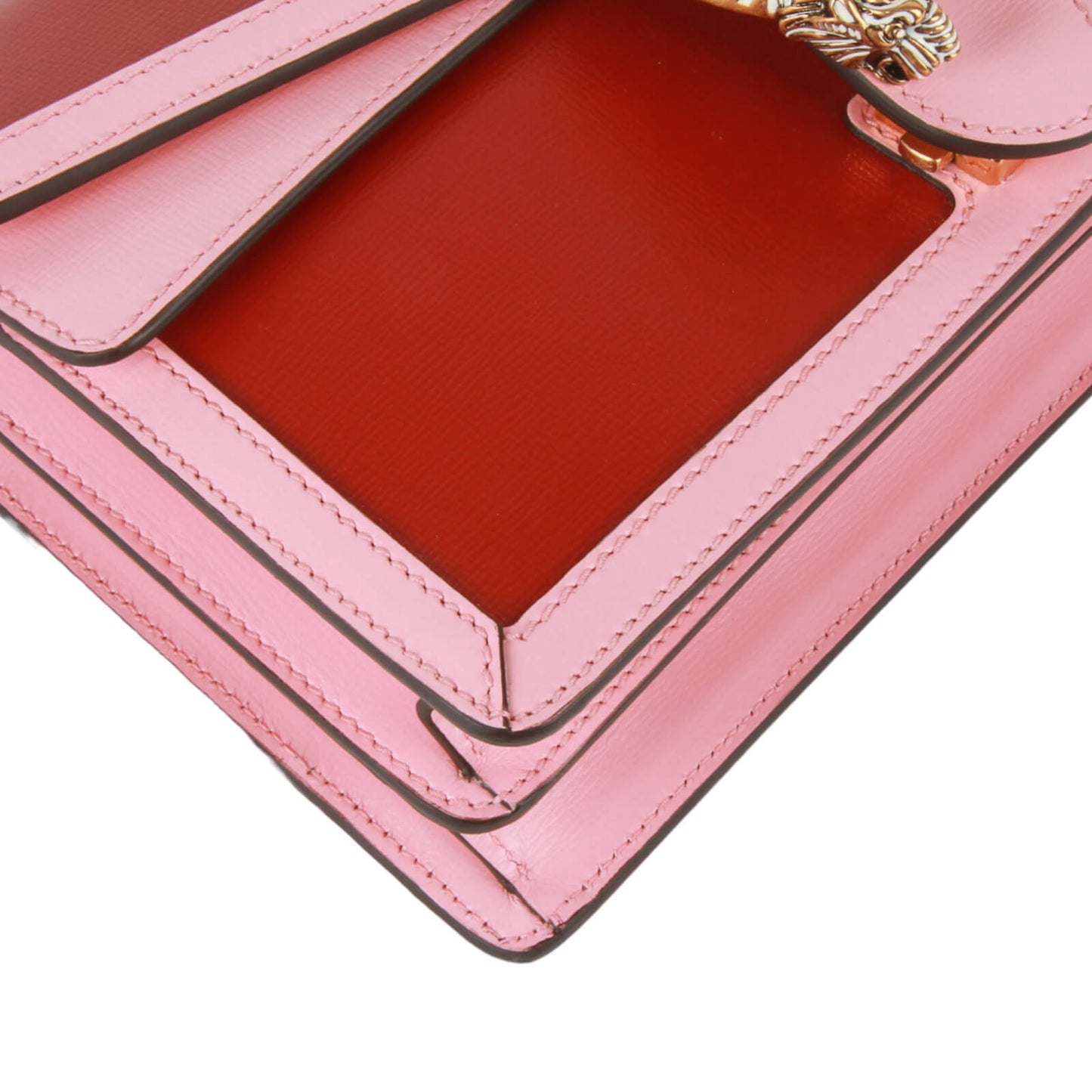 Authentic Gucci Azalea Calfskin Dionysus Cherry Red, Rose off white Shoulder Bag