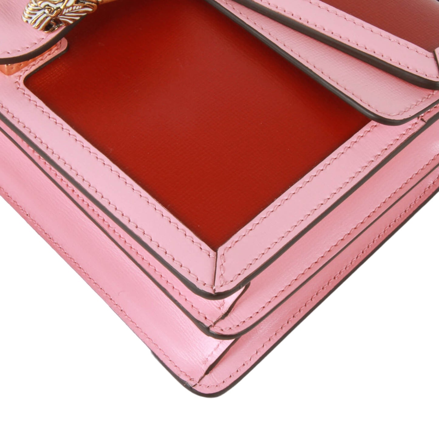 Authentic Gucci Azalea Calfskin Dionysus Cherry Red, Rose off white Shoulder Bag