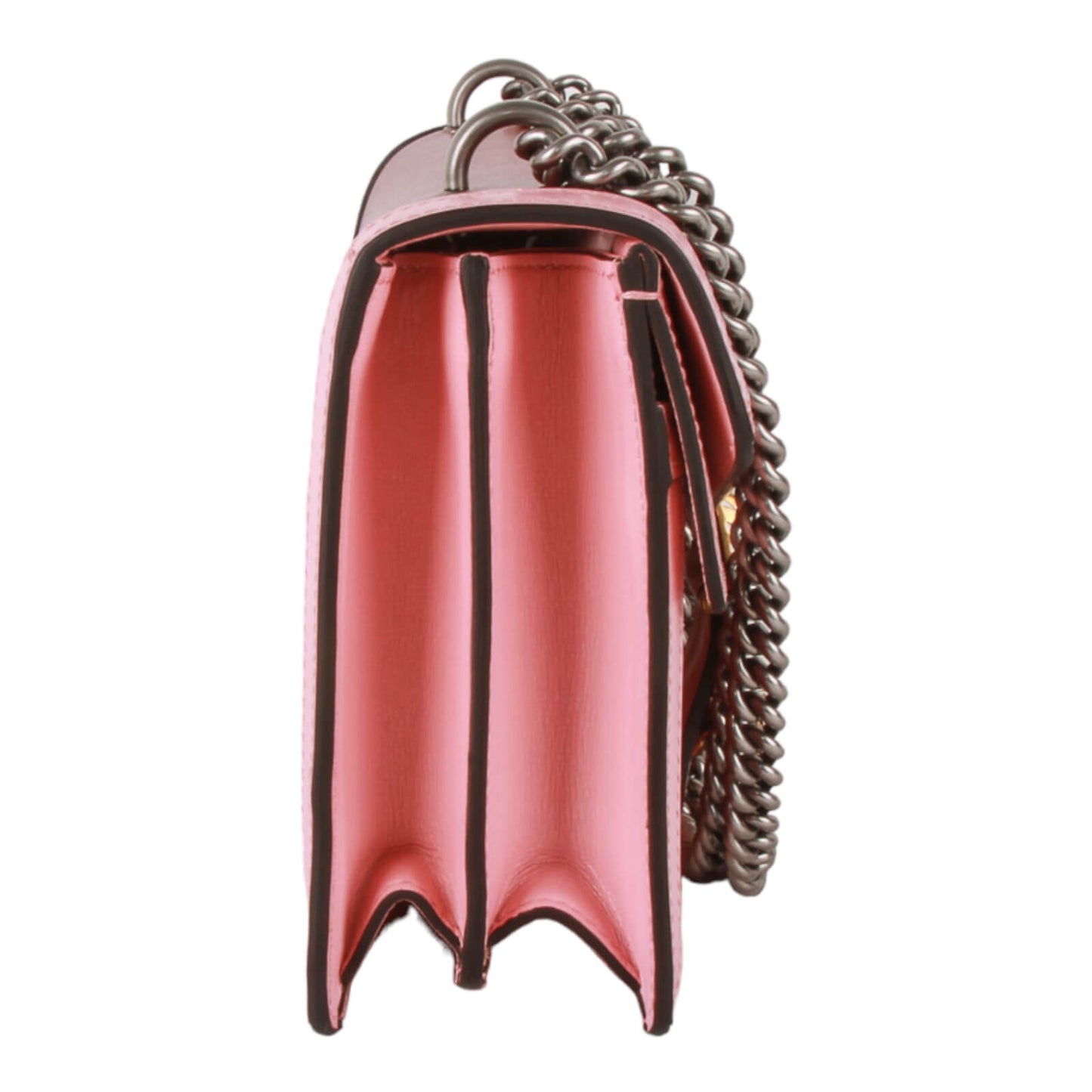 Authentic Gucci Azalea Calfskin Dionysus Cherry Red, Rose off white Shoulder Bag