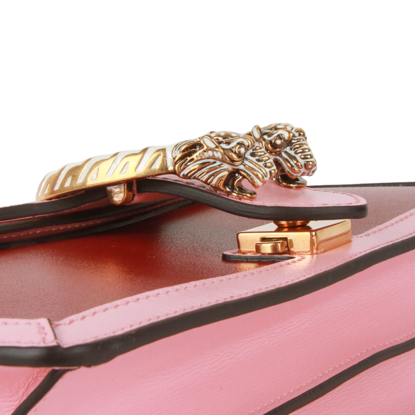 Authentic Gucci Azalea Calfskin Dionysus Cherry Red, Rose off white Shoulder Bag