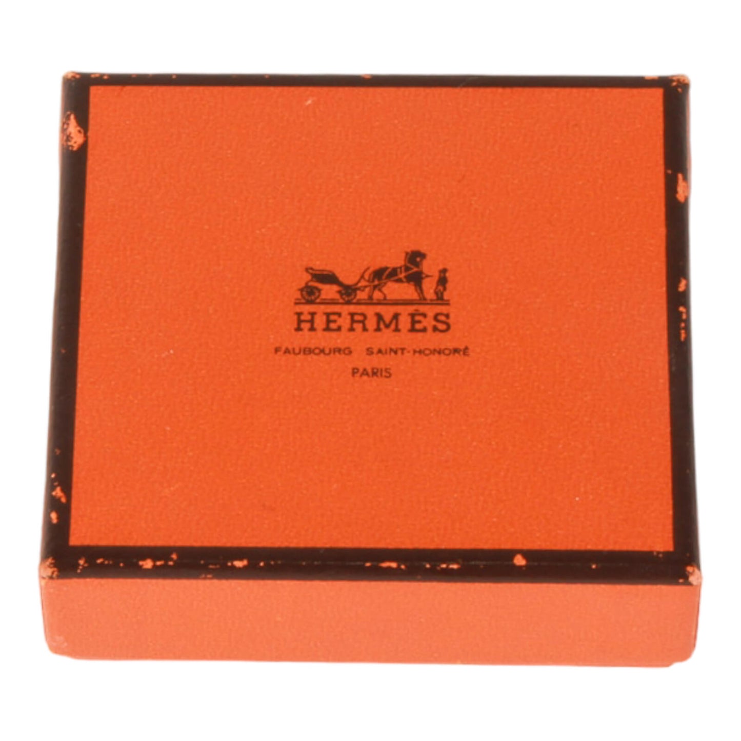 Authentic Hermes Hapi Choker Leather,Metal Bangle Black,Silver