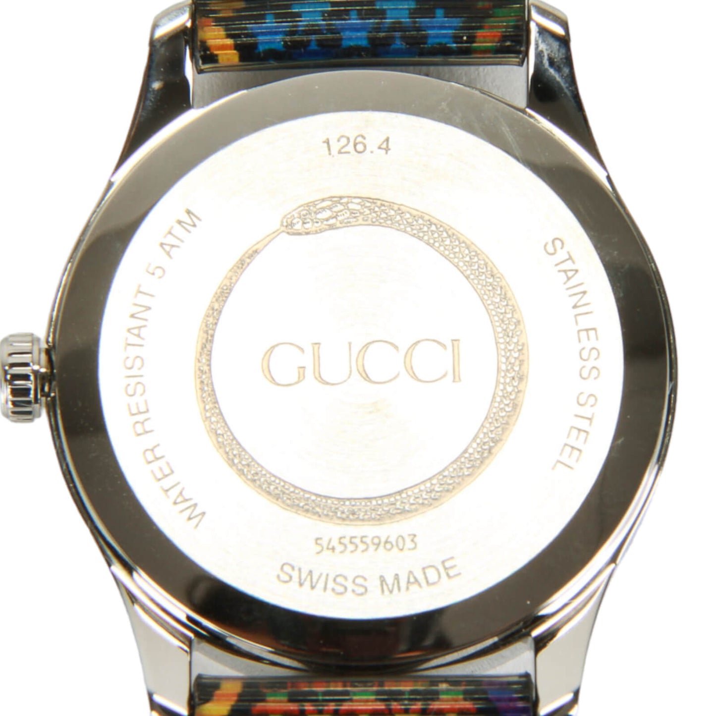 Authentic Gucci G Timeless GG Psychedelic Quartz Stainless Watch