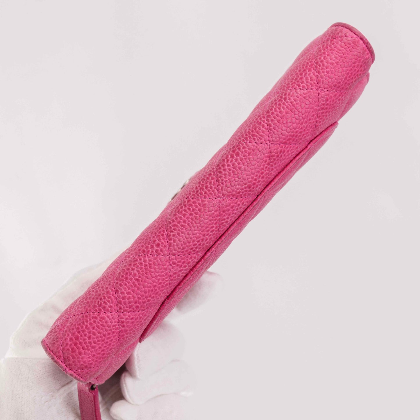 Authentic Chanel Matelasse Pink Caviar Wallet