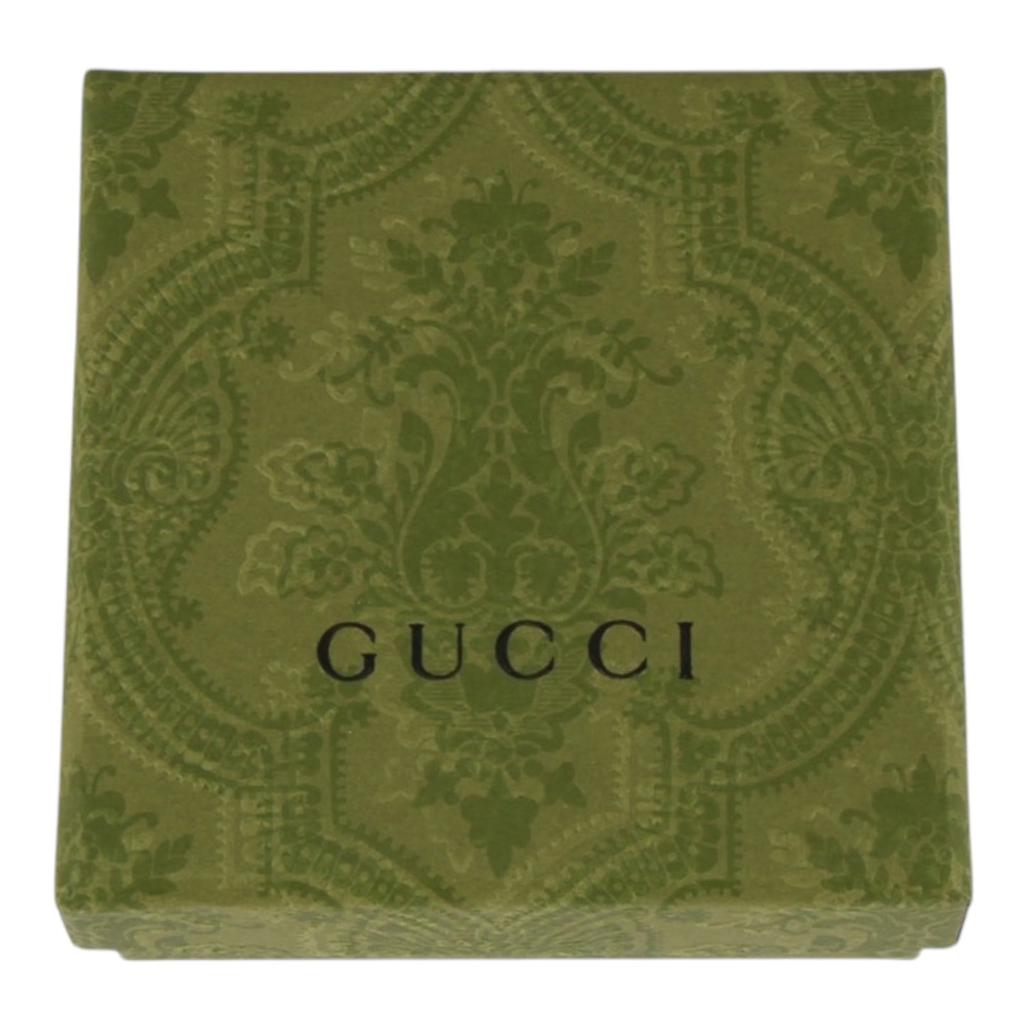 Authentic Gucci Sterling Silver Interlocking Curb Chain Ring