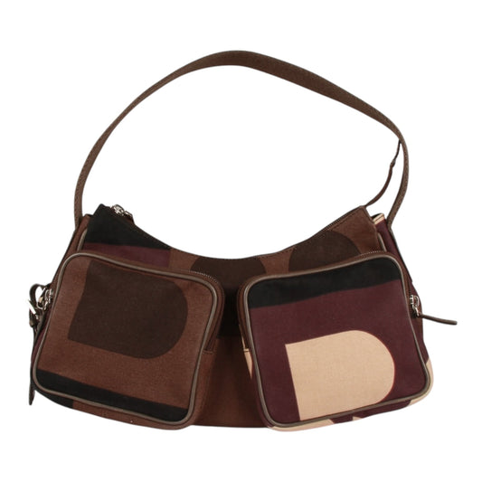 Authentic Bally cloth shoulder bag