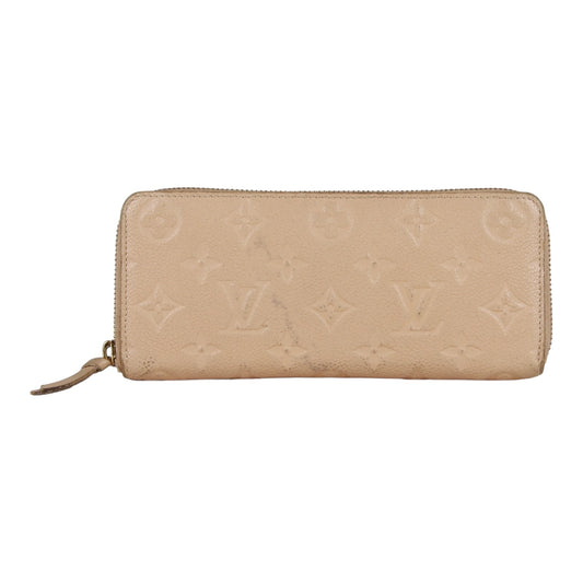 Authentic Louis Vuitton Beige Monogram Empreinte Wallet