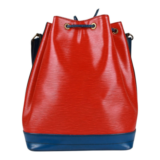 Authentic Louis Vuitton Epi Noe Red Blue