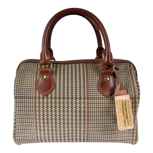 Authentic Polo Ralph Lauren Glen Plaid Boston Bag