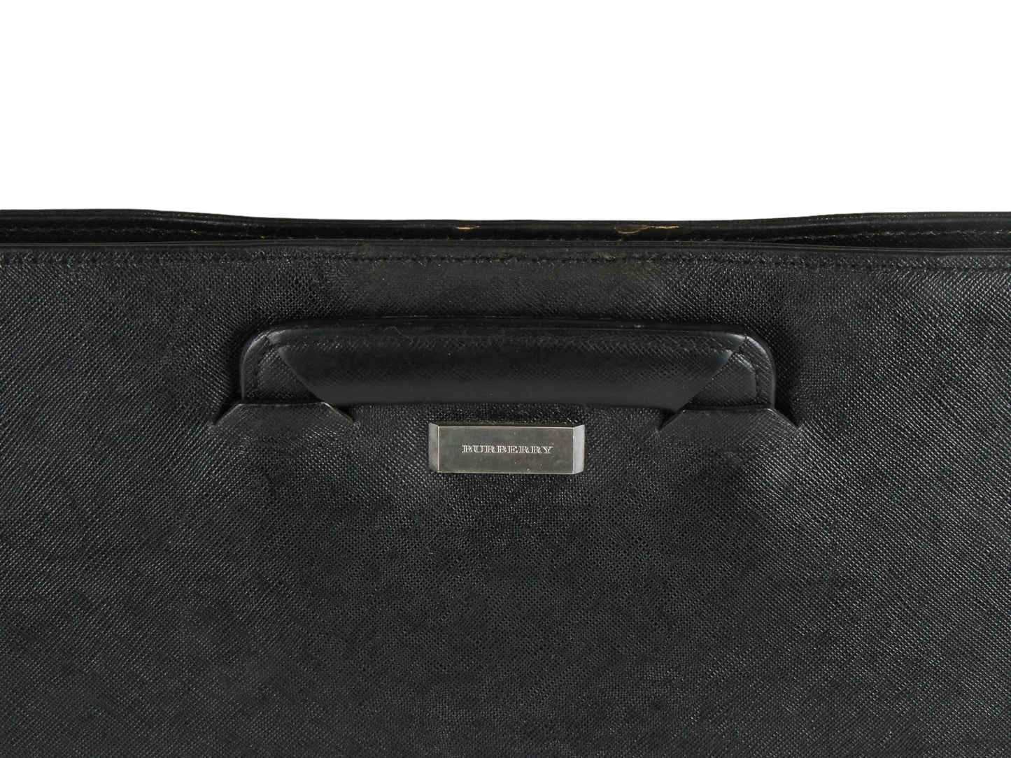 Authentic Burberry soft briefcase business hand bag