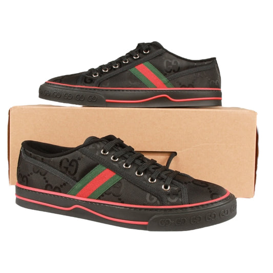 Gucci - Tennis 1977 Low ECONYL Black GG - Low-top trainers - Size: EU 44 - New with tags