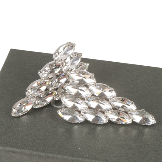 Authentic Gucci Crystal Cascade Clip on Earrings