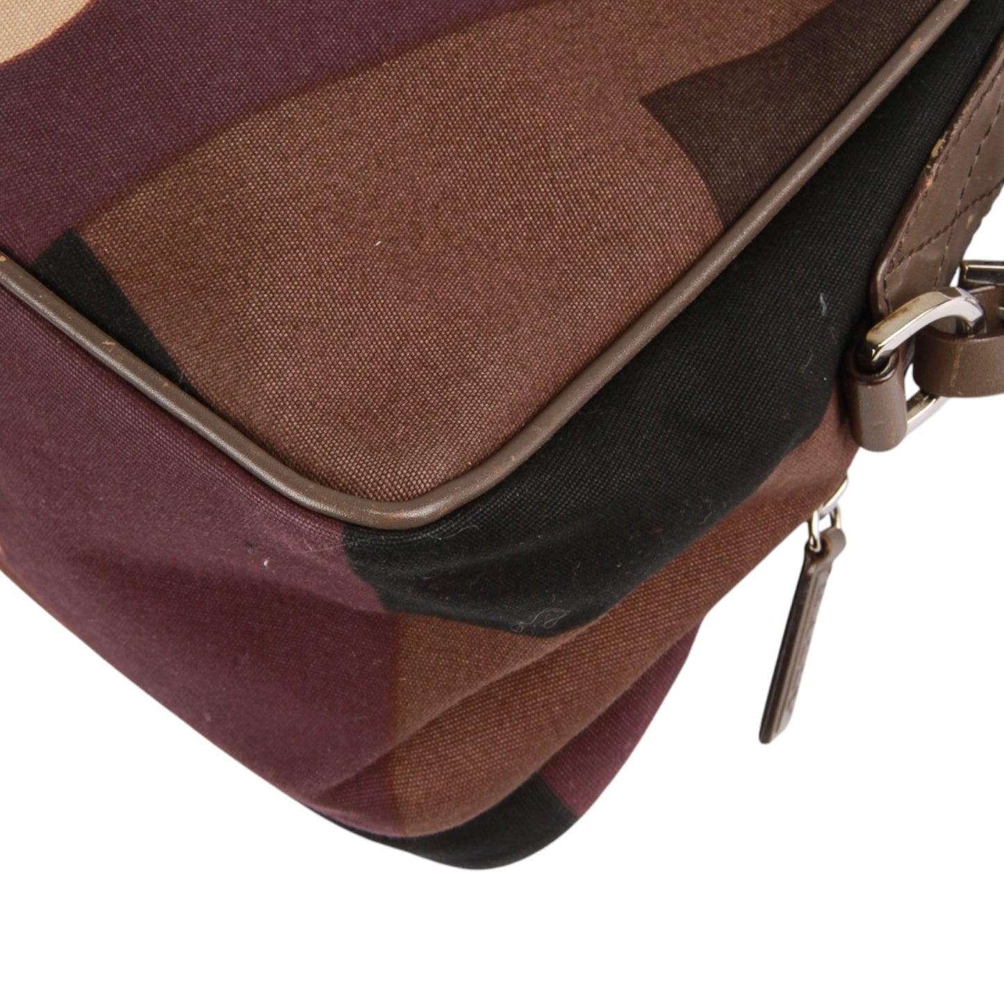 Authentic Bally cloth shoulder bag