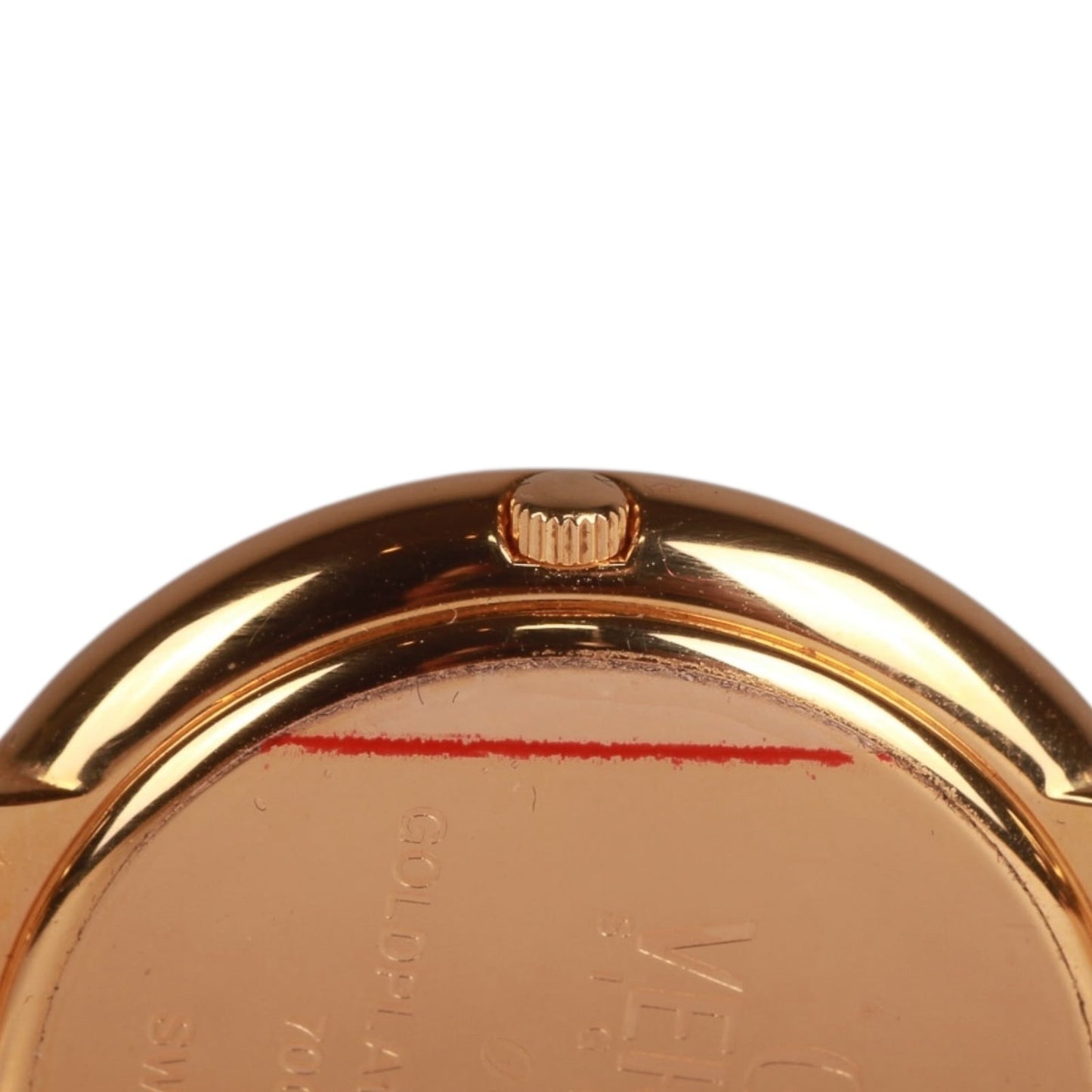 Gianni Versace Signature Medusa Head Gold Plated Vintage Coin Watch