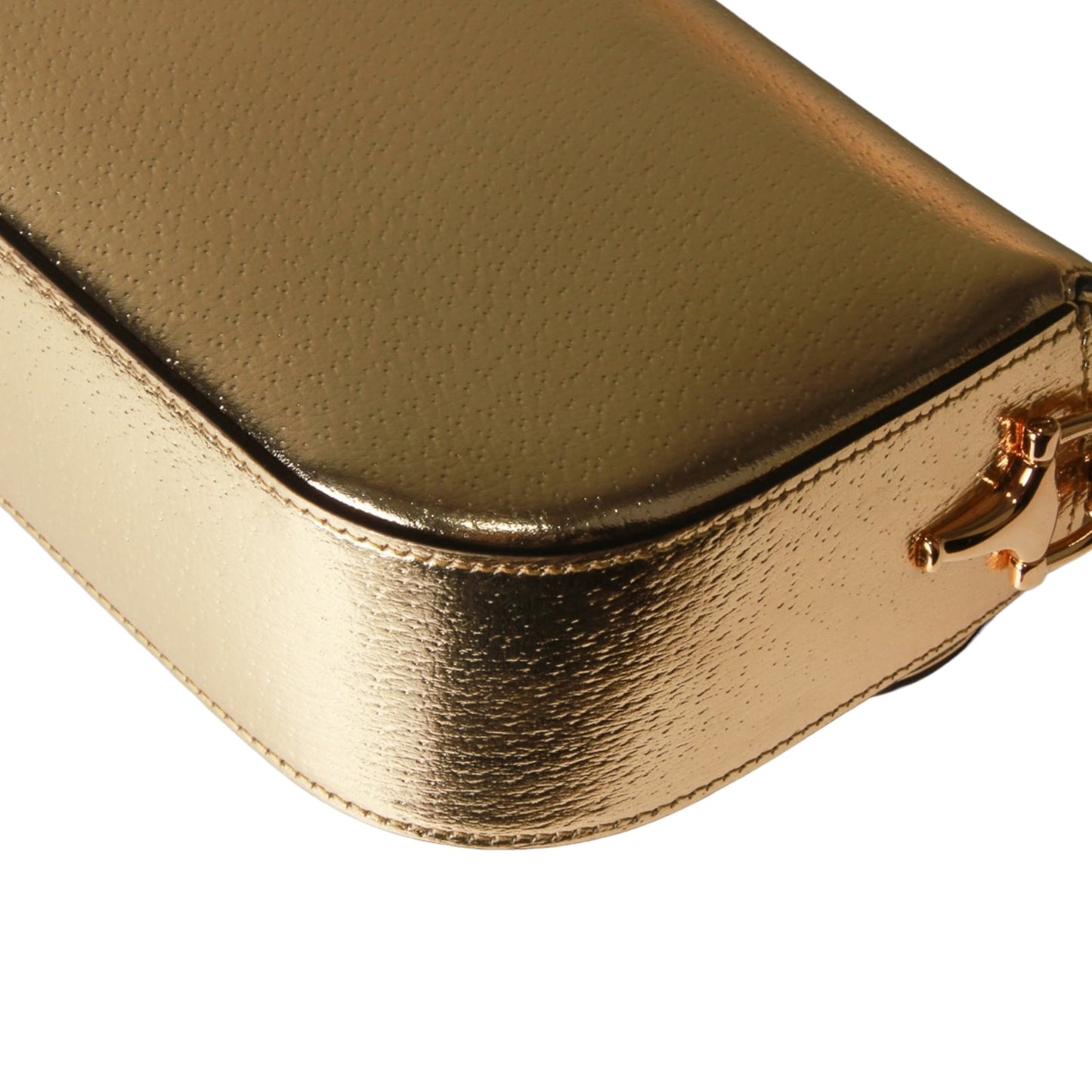 Gucci - Adidas X Small Horsebit Shoulder Bag In Gold - Shoulder bag