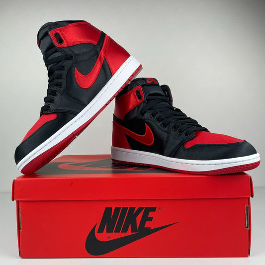 Nike Women's Air Jordan 1 Retro High Aussie "Satin" Black/University Red/White FD4810-061