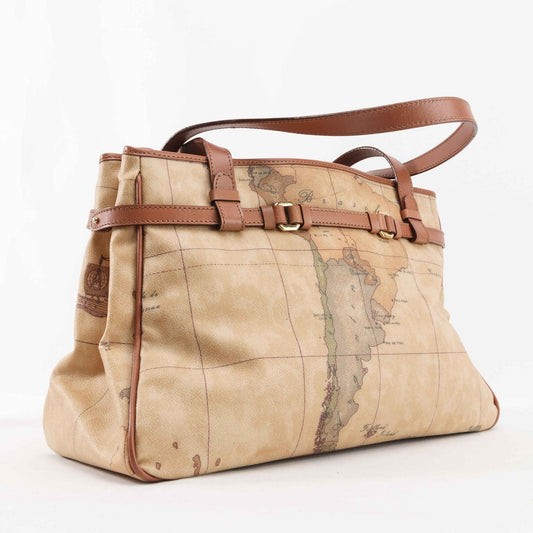 Alviero Martini 1ª Classe Geo Map Tote Bag