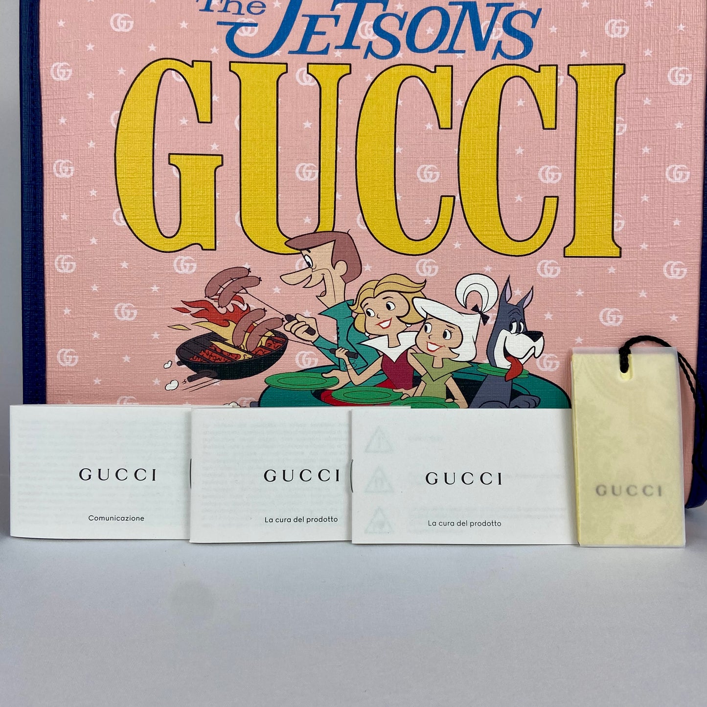 Authentic Gucci x The Jetsons GG Supreme Canvas Tote Bag - Handbag
