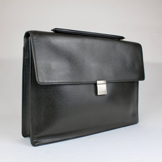 Louis Vuitton Taiga Leather Robusto 1 Briefcase – Black