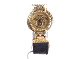Authentic Gianni Versace vintage signature Medusa Gold plated Quartz watch - Connect Japan Luxury - 4