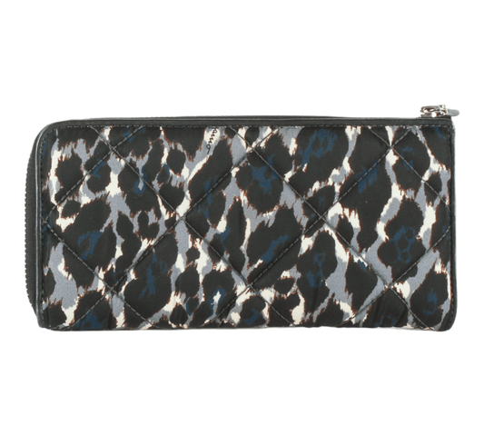 Authentic Salvatore Ferragamo Nylon Zip-around long wallet