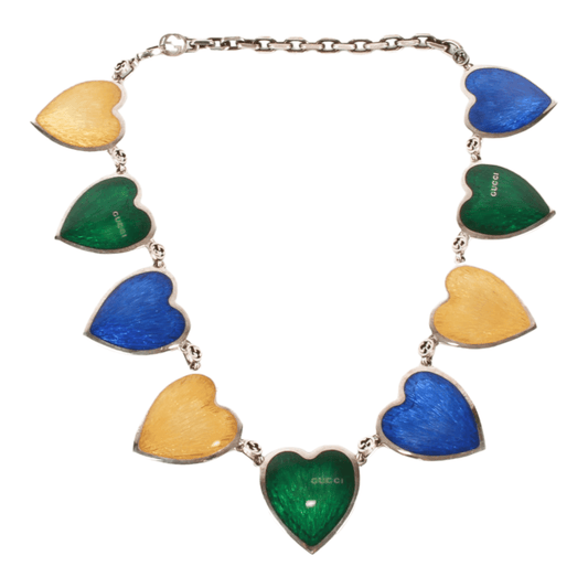Authentic Gucci heart pendant Necklace