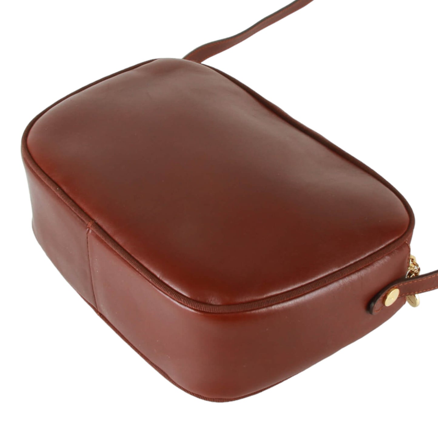 Salvatore Ferragamo Brown leather crossbody bag
