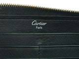 Authentic Must De Cartier Happy Birthday black zippy wallet