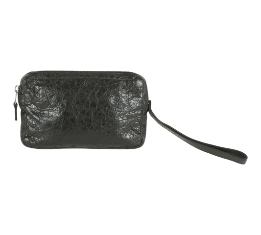 Authentic Balenciaga Motocross Toiletry Bag Black