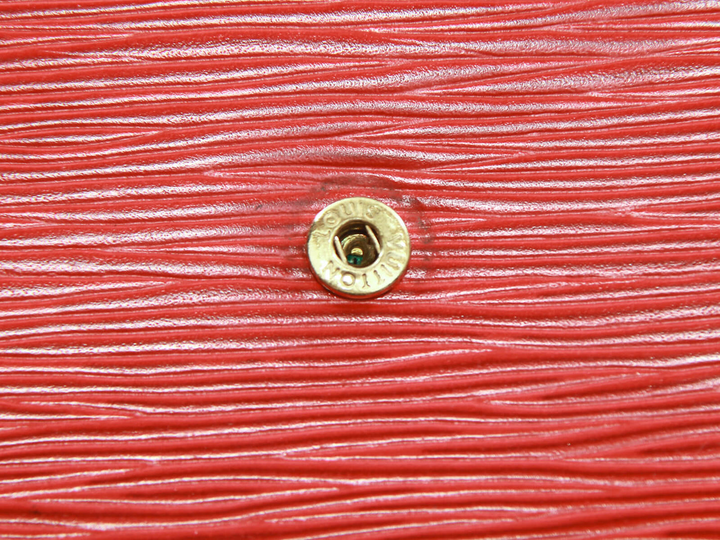 Louis vuitton porte-monnaie billets cartes credit Red Epi wallet