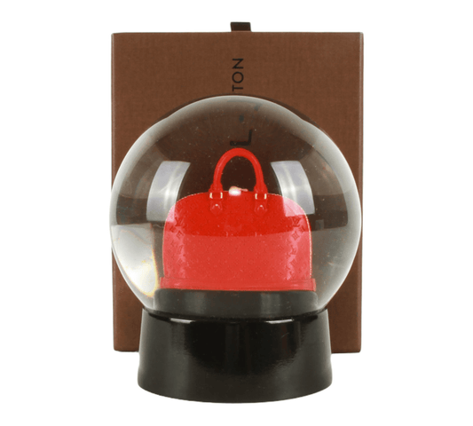 Authentic Louis Vuitton Alma Snow Globe Boule A Neige Rouge