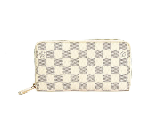 Louis Vuitton Damier Azur Canvas Zippy Organizer Wallet