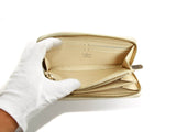 Authentic Louis Vuitton Damier Azur Canvas Zippy Organizer Wallet