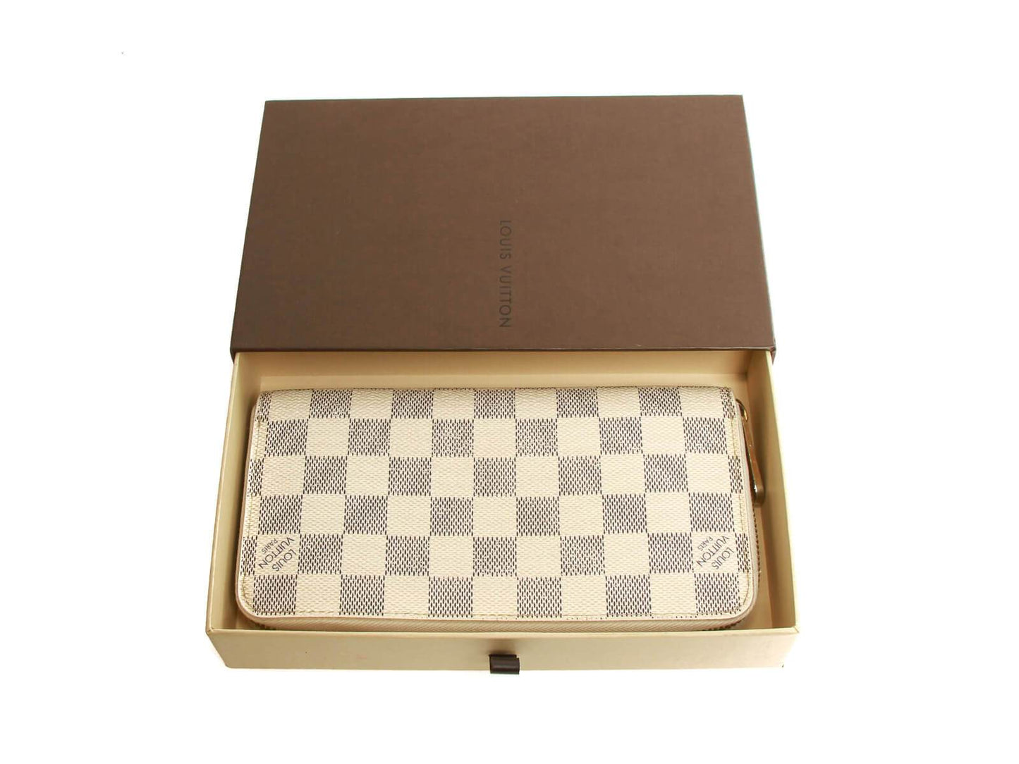 Louis Vuitton Damier Azur Canvas Zippy Organizer Wallet