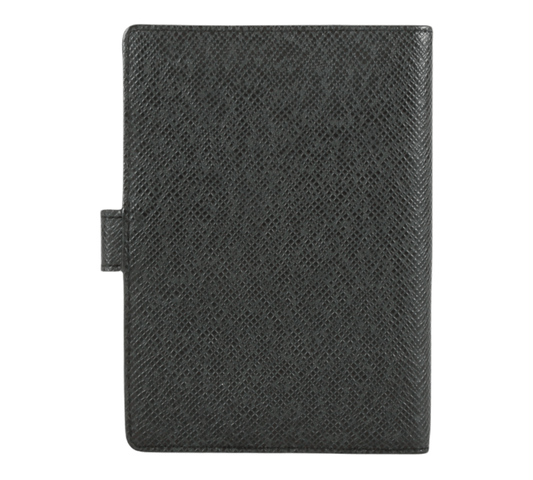 Authentic Louis Vuitton Black Taiga Leather agenda PM notebook