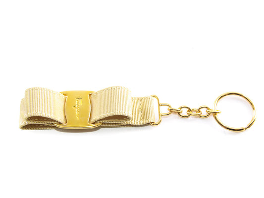 Authentic Salvatore Ferragamo Key ring Charm Yellow