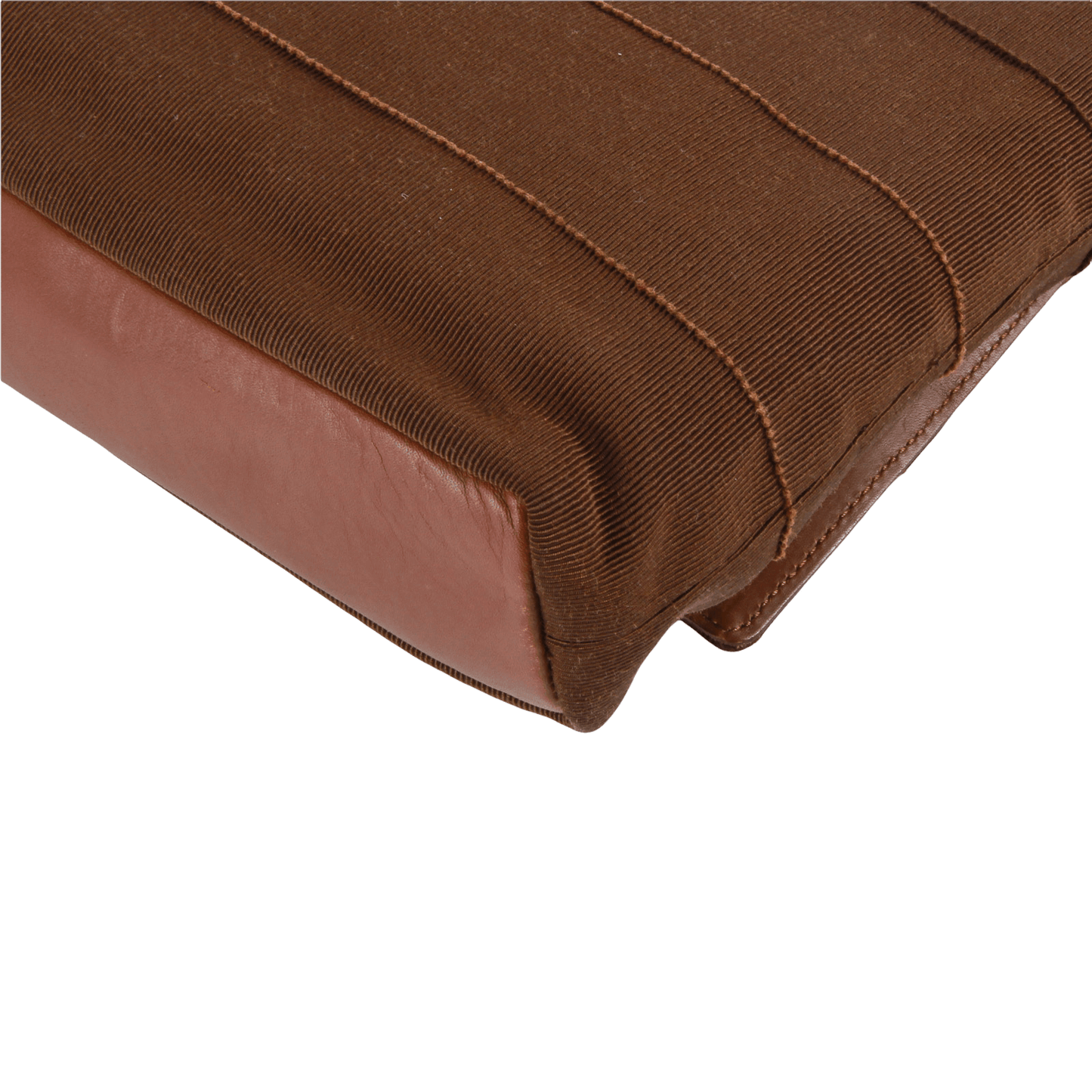 Salvatore Ferragamo Tiered Brown Grosgrain cross body bag