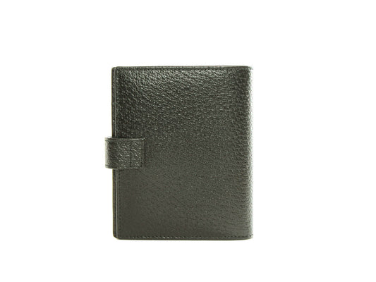 Authentic Gucci Black Leather Agenda Notebook