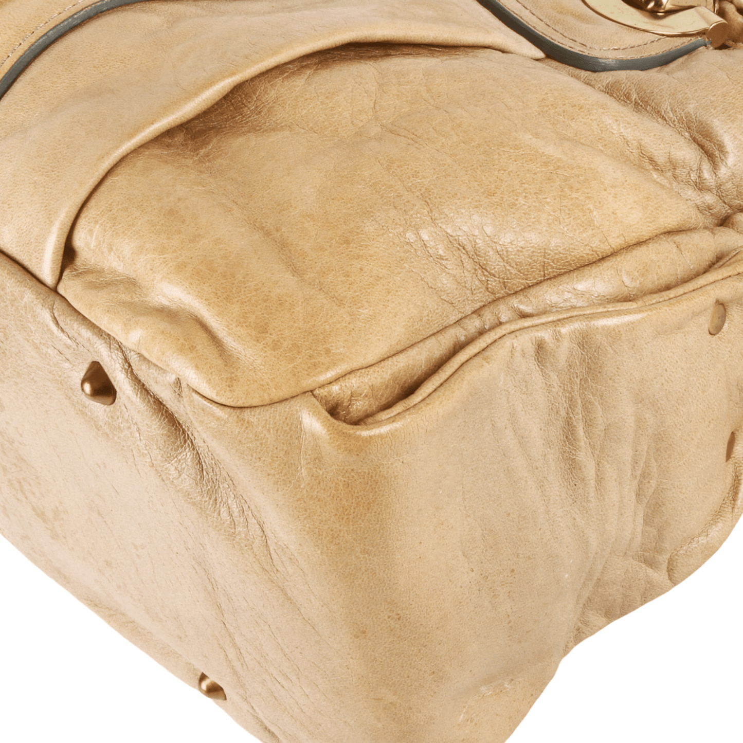 Authentic Chloe Eloise Beige Leather Shoulder Bag