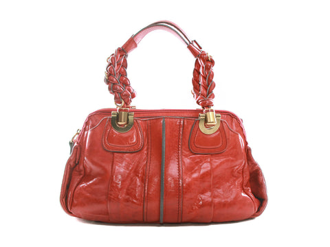 Authentic Chloe Eloise Beige Leather Shoulder Bag